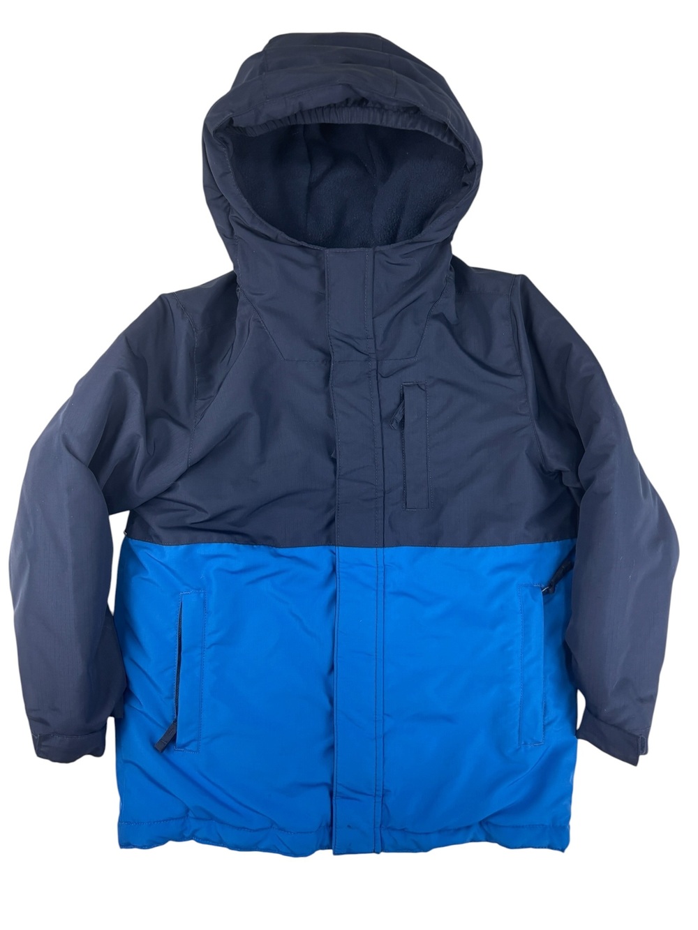 The Children's Place Boys Blue Winter Hooded Jacket Size Medium 7/8